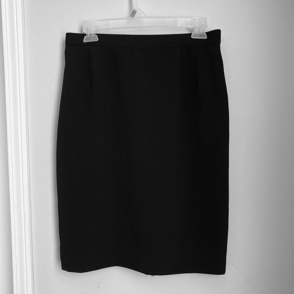 Larry Levine Black Pencil Dress Skirt